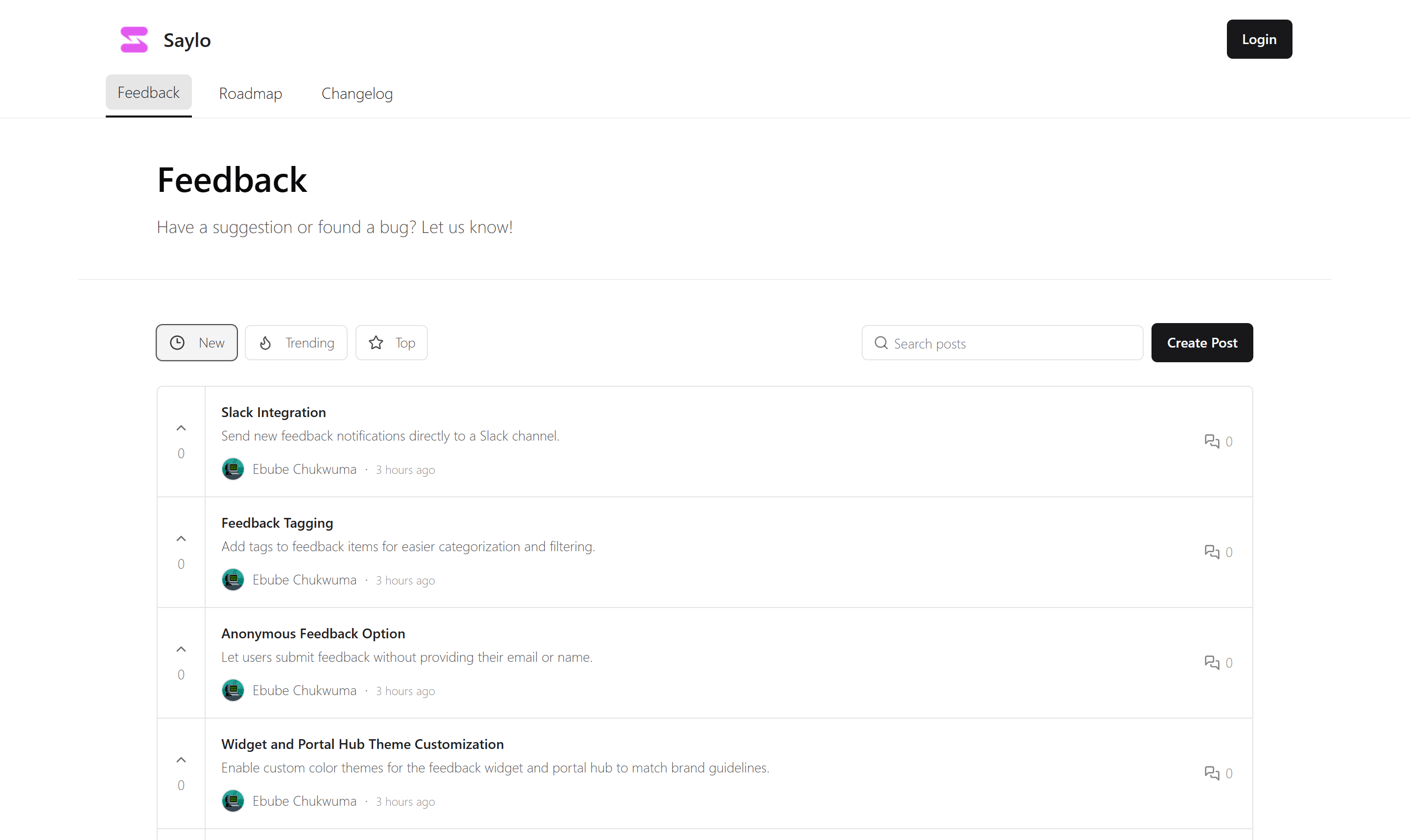 App screenshot